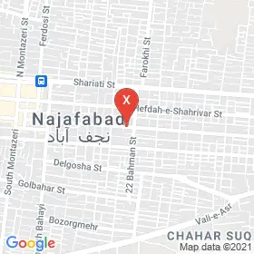 این نقشه، آدرس عینک بصیر متخصص  در شهر نجف‌آباد است. در اینجا آماده پذیرایی، ویزیت، معاینه و ارایه خدمات به شما بیماران گرامی هستند.