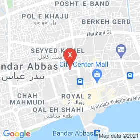 این نقشه، آدرس دکتر فرهاد عبدالکریمی متخصص داخلی؛ قلب و عروق در شهر بندر عباس است. در اینجا آماده پذیرایی، ویزیت، معاینه و ارایه خدمات به شما بیماران گرامی هستند.