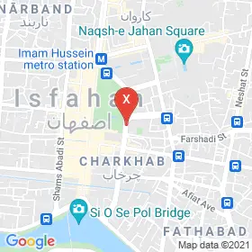 این نقشه، آدرس دکتر فریده منتظری متخصص زنان و زایمان و نازایی در شهر اصفهان است. در اینجا آماده پذیرایی، ویزیت، معاینه و ارایه خدمات به شما بیماران گرامی هستند.