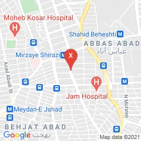 این نقشه، نشانی دکتر نازنین نویدی متخصص زنان و زایمان و نازایی در شهر تهران است. در اینجا آماده پذیرایی، ویزیت، معاینه و ارایه خدمات به شما بیماران گرامی هستند.